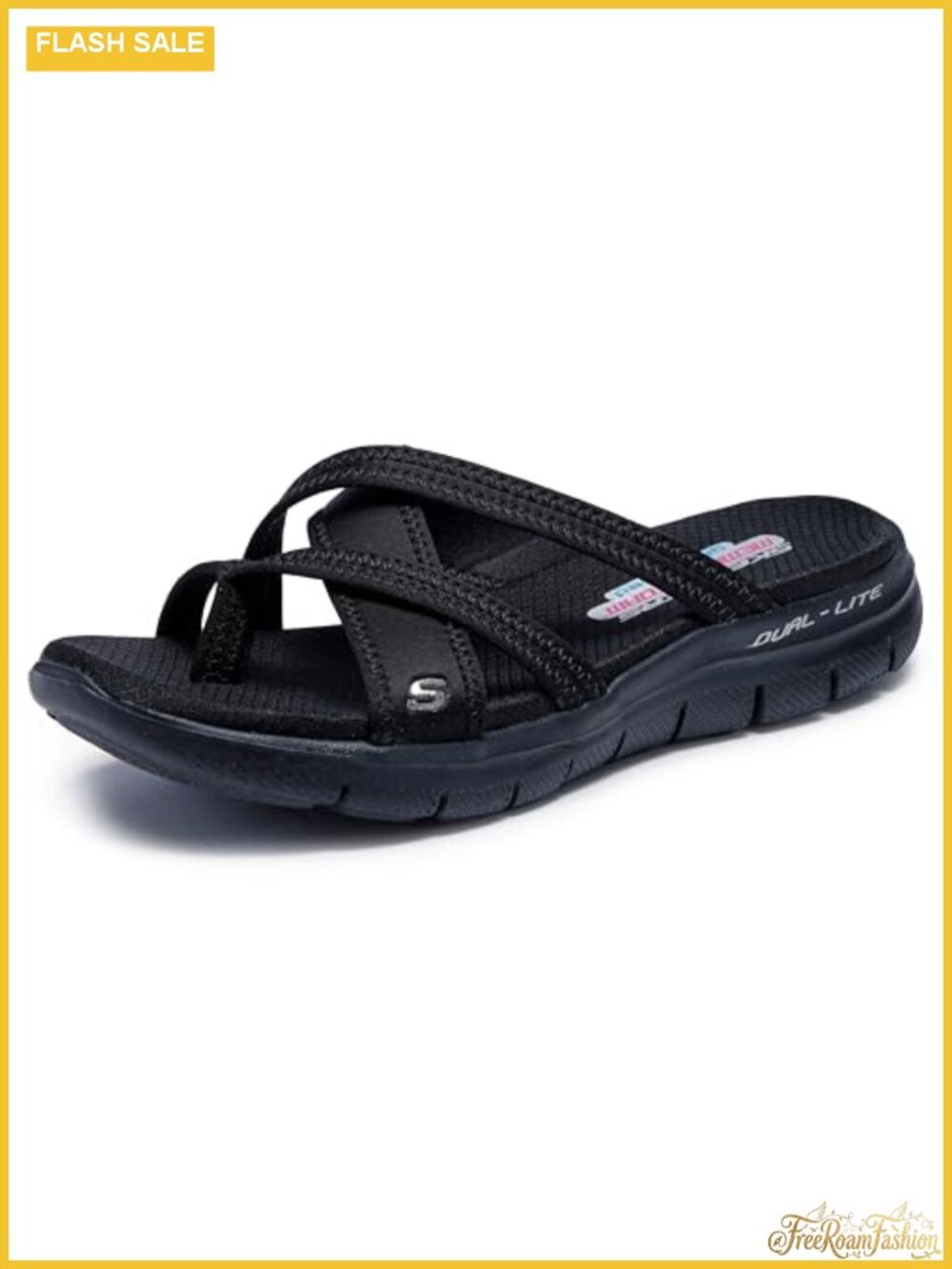Skechers Flex Appeal 2.0 Sport Sandals Memory Foam Comfort Slip On